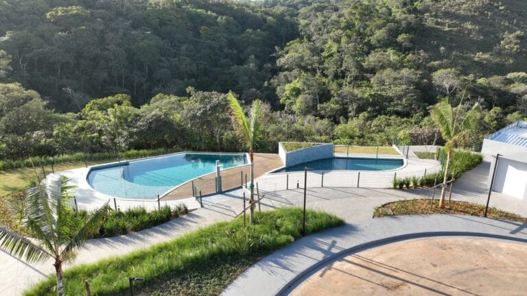 Área de lazer do Brisas do Vale, condomínio entregue em 2025.
