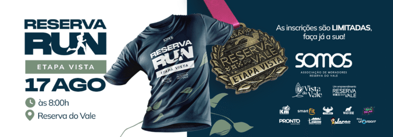 Reserva Run, uma iniciativa do Grupo Somos em parceria com o Reserva do Vale.